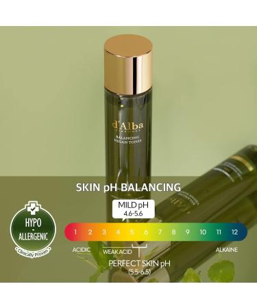 d Alba Italian White Truffle Mild Skin Balancing Vegan Toner Hydrating and Moisturising Toner Mild pH Toner Suitable for Dry and Sensitive Skin Lightweight Finish Korean Skincare - Buy Online on GoSupps.com
