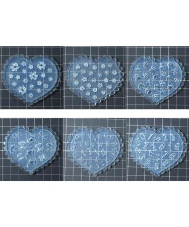 Relief Pattern Nail Printing Template Nail Mold Silicone Nail Carving Mold Manicure Tool For Nail Decoration 103 - Buy Online on GoSupps.com