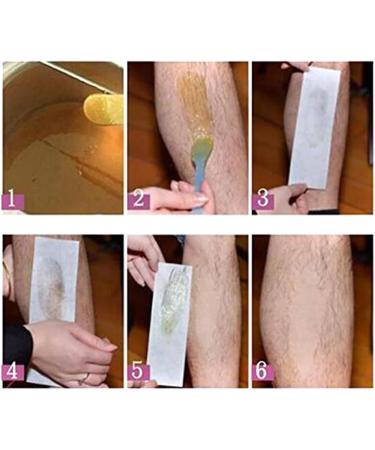 100 Pcs White Thicken Nonwovens Depilatory Paper - Honey Wax hair Removal Wax Special Paper - Buy Online on GoSupps.com