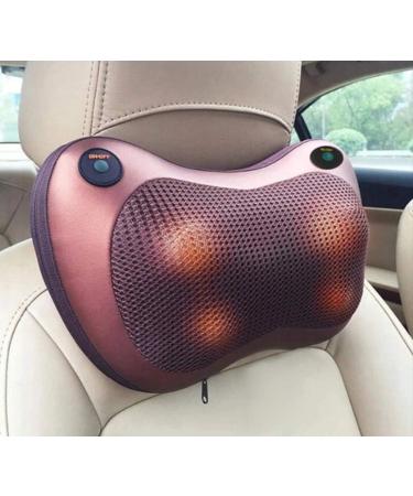 Pokar Shiatsu 3D Massage Pillow with Heat - Electric Neck Shoulder & Back Massager for Home Office & Car - Buy Online on GoSupps.com