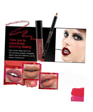 Buy Hemoton Women's Diamond Lipstick & Lipliner - Long Lasting Matte Lip Color & Gloss | International Shipping Available - Buy Online on GoSupps.com