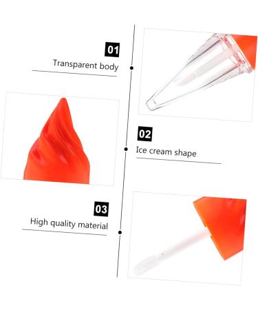 PENIKOKO 6Pcs Refillable Lip Gloss Tubes in Ice Shape Lightweight Reusable Cosmetic Lip Balm Containers for Take On The Go Lip Balm Lipstick - Buy Online on GoSupps.com