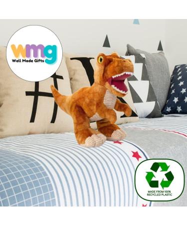 Deluxe Paws Plush Eco Toy 100% Recycled - Tyrannosaurus Rex | Soft & Cuddly - Buy Online on GoSupps.com
