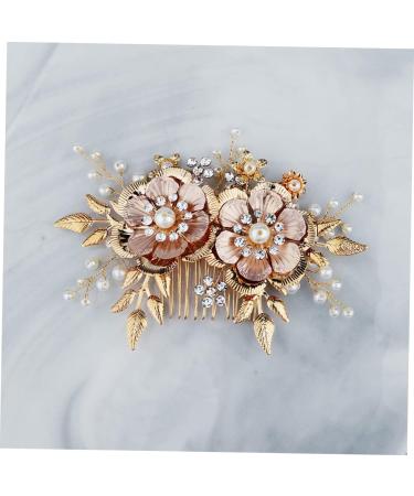 FRCOLOR Bridal Hair Comb Bridal Headpiece Bride Headpieces for Wedding Bridal Hair Accessory Hair Comb for Bride Wedding Hair Clip Wedding Hair Combs Gold Hair Clips Bride Hair Clip - Buy Online on GoSupps.com