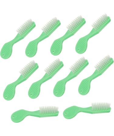 FRCOLOR Teeth Cleaning Set - 40 Disposable Toothbrushes for Travel | Deep Cleaning Green Toothbrushes (4 Pcs) - Ideal for International Shipping - Buy Online on GoSupps.com