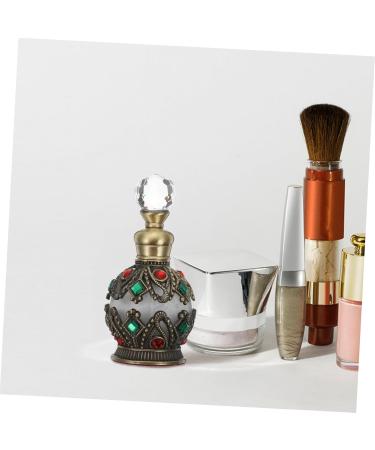 PLAFOPE Essential Oil Bottle Travel Container Diamond Inlaid Bottle Mini Perfume Bottle Toiletry Containers Refillable Perfume Bottle Diamond Inlaid Perfume Holder Perfumes Alloy - Buy Online on GoSupps.com