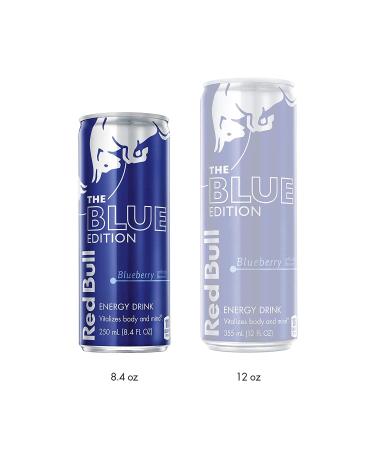 Red Bull Blue Edition Blueberry Energy Drink 8.4 Fl Oz (Pack of 24) | Boost Energy with Refreshing Blueberry Flavor - Buy Online on GoSupps.com