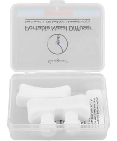 NOLITOY Essenial Oil Blank Nasal Inhale-r Tubes Empty Personal Nasal Aromatherapys Inhale-r Tubes with 5 Cotton Pads - Buy Online on GoSupps.com