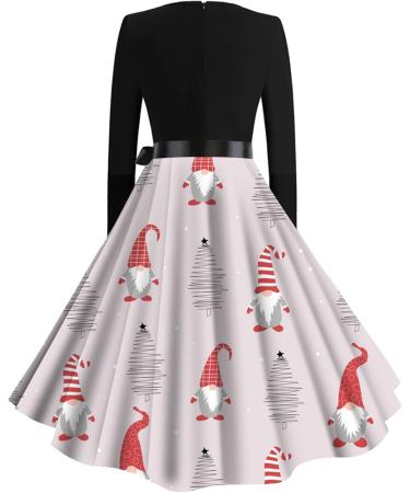 Buy Hanxiulin Christmas Dress Sweatshirt Hoodie for Women | XXL Pink Casual Long-Sleeved Blouse for Autumn Winter - Buy Online on GoSupps.com