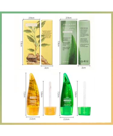 SWETIYOU Lip Plumper Set - Natural Moisturizing Aloe Vera Gloss for Fuller, Hydrated Lips | Reduce Fine Lines | Lip Care Serum - Day and Night Use - Buy Online on GoSupps.com