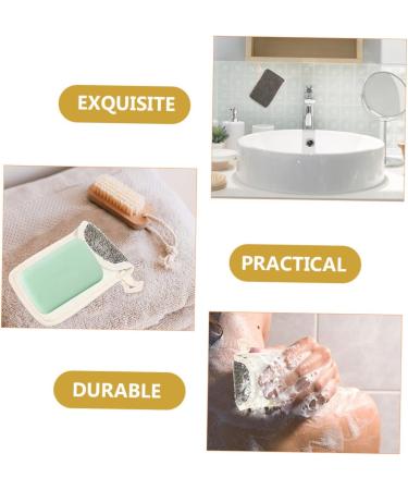 Baluue 4pcs Black Linen Soap Bag Bar Soap Bag Shower Foaming Bag Portable Soap Pouch Bar Soap Pouch Flax - Buy Online on GoSupps.com
