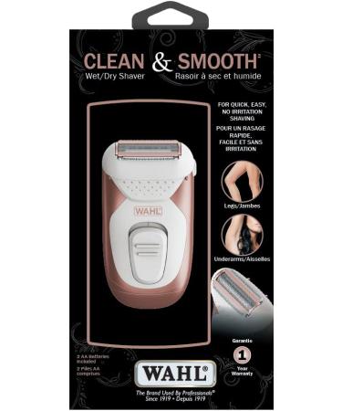 Wahl Canada Clean & Smooth Wet/Dry Battery Shaver - Model 3234 - Buy Online on GoSupps.com