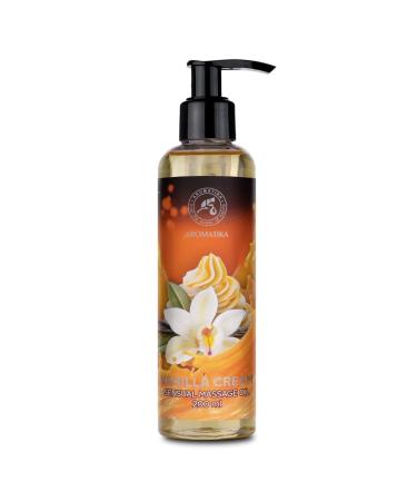 Sensual massage oil vanilla cream 200ml - body massage oil with almond oil and grape seed oil - edible consumable of course - kissable massage oil - relaxation massage oil - Buy Online on GoSupps.com