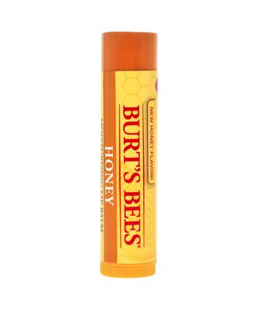 Burt's Bees 100% Natural Moisturizing Lip Balm  Honey with Beeswax - 1 Tube  0.15 Ounce