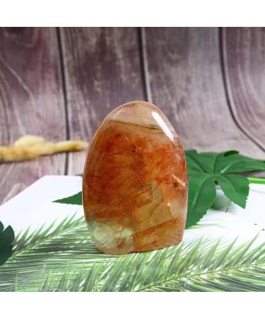 300g-450g Natural Polished Golden Healer Quartz Crystals Stones 1pc Room Decoration Stone Mineral Specimen - Buy Online on GoSupps.com