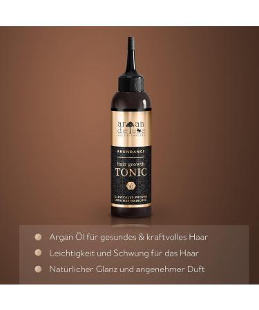 Buy Argan Deluxe Invigorating Hair Tonic 100ml - Anti-Hair Failure Volume & Growth - Premium Moroccan Argan Oil for Men & Women - Buy Online on GoSupps.com