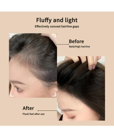 Hairline Enhancing Powder - Natural Looking Hairline Filler for Men & Women - Undetectable Thinning Hair Coverage - Easy to Use Applicato (Dark Grey) - Buy Online on GoSupps.com