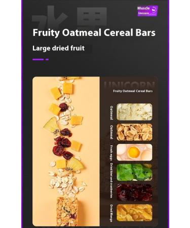 Nuts/Fruit/Meat Floss Seaweed/Chocolate Mixed Flavour Cereal Bars -Pack of 16 Bars Crispy Oatmeal Cereal Bar Biscuit Fitness Snacks Protein Bar Meal Replacement Light Food High Protein -310g - Buy Online on GoSupps.com