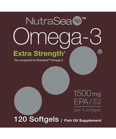 Ascenta NutraSea hp Omega-3 Extra Strength EPA - Lemon Flavor Softgels 120ct - Buy Online on GoSupps.com