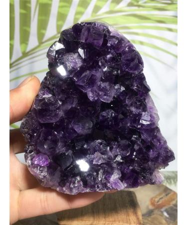 Quartz Natural Gem Amethyst Specimen Fashion Ornament Feng ShuiRaw Stone Purple Wicca Witchcraft Decor Can be Used for JZIGTDEM - Buy Online on GoSupps.com