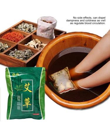 Foot Bath Herbs - Chinese Medicine Foot Bathing Powder (6g x 30 Bags) for Tired Feet | Natural Wormwood & Healing Plants - Buy Online on GoSupps.com