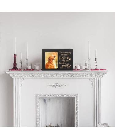 XLarge Pet Memorial Urn for Dog or Cat Ashes - Wooden Cremation Urn with Photo Frame and Memory Box - Loss Pet Remembrance Gift - Buy Online on GoSupps.com