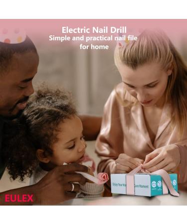 Foxzone Electric Nail Drill - Professional 35000 RPM Portable Nail File with Visible Display Screen for Acrylic Gel Nails - Silver - Buy Online on GoSupps.com