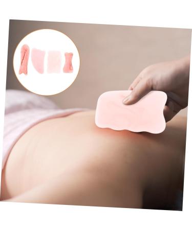 Beaupretty 16-Piece Gua Sha Tool Set - Pink Beeswax Stones for Body and Skin Massage - Handheld Scraping Boards for Full-Body Care - 12.4x4x0.8cm x 4 Pcs - Buy Online on GoSupps.com
