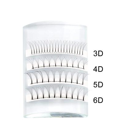 5D Volume Eyelash Compartments - Premade Lash Fans for Extensions | 3-8D Silk Flasher 0.07/0.10 Thickness C/D Curl 10-18mm | International Shipping - Buy Online on GoSupps.com