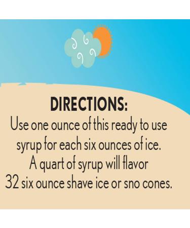 Red Hot Hawaiian Snow Cone Syrup Quart - 32 Fl. Oz | Ready-to-Use - Buy Online on GoSupps.com