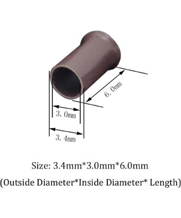 1000Pcs Black 3.4mm Microlink Beads Non-Silicone Copper Tubes - Micro Link Ring Tube for Hair Extensions - Buy Online on GoSupps.com