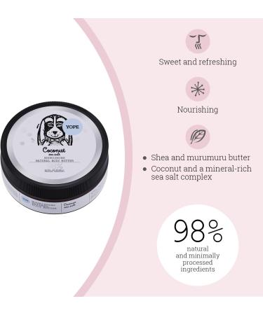 YOPE Burro Corpo | Olio di Cocco | Shea Olio | Olio di Oliva | Avocado Olio | Avocado Olio | Moisturizing | Rigenerante | 98% natural ingredients | Vegan formula | 200ml - Buy Online on GoSupps.com