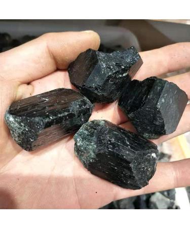 Natural Crystal Rough 4pcs Natural Black Tourmaline Crystal Rough Rock Sample raw Stone Sample - Buy Online on GoSupps.com