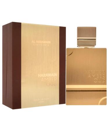 Al Haramain Amber Oud Gold Edition - Arabian Perfume for Women and Men - Eau de Parfum Spray with Notes of Bergamot Melon Pineapple Amber Woody Accord and Musk - 6.7 oz - Buy Online on GoSupps.com