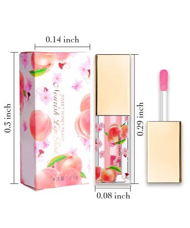 3-Piece Color Changing Lip Gloss Set - Peaches, Strawberry, Watermelon | High-Shine pH Lip Stain & Balm | Long-Lasting & Hydrating Lipstick - Buy Online on GoSupps.com
