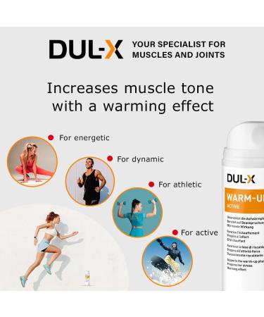  DUL-X Warm-Up Active Gel 150 ml. Your Specialist in Muscles and Joints! - Buy Online on GoSupps.com