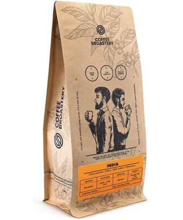 Coffee Broastery Coffee Beans India Karnataka Premium 1kg 1000g | Specialty Indian Coffee | India | Freshly Roasted | Kraft Coffee Roastery - Buy Online on GoSupps.com