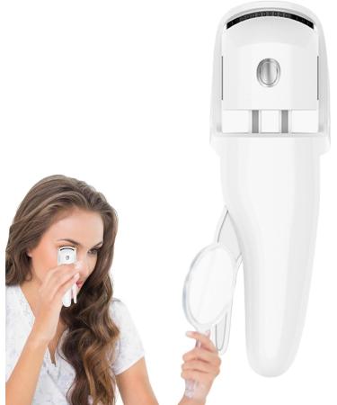 Eyelash Curler Heat | 230mah Battery Portable Small Eyelash Curler - Ergonomic Eye Lash Curling Tool Handheld Eyelash Heated Tool for Eyelashes Makeup White - Buy Online on GoSupps.com