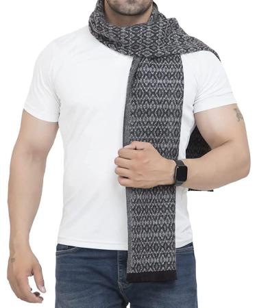 Blessfull Healing Woolen Muffler For Men and Women Grey - Buy Online on GoSupps.com