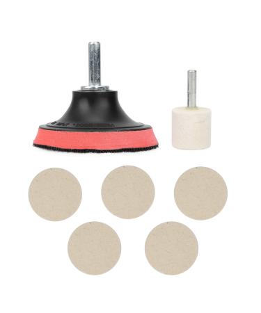 Glass polishing set cerium oxide powder polishing set with good effect fine workmanship soft material versatile use for glass