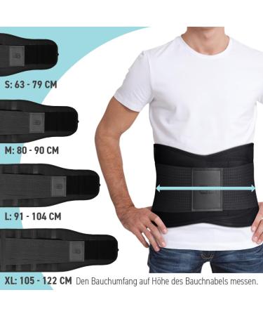 Buy Back Bodyguard Rear Belt - Innovative Lumbar Support & Back Bandage | 4 Sizes Available (M Gray) - International Shipping - Buy Online on GoSupps.com