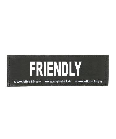 Interchangeable Patches 1 pair FRIENDLY Size: Small Black - Buy Online on GoSupps.com