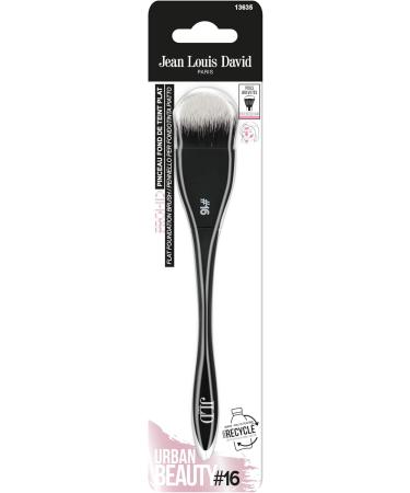 Jean Louis David Pro HD #16 Flat Foundation Brush - Makeup - Recycled Plastic - Vegan - Synthetic Bristles - Buy Online on GoSupps.com