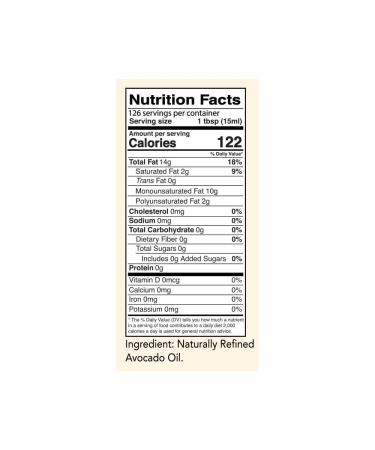 Kevala Premium Natural Avocado Oil 1/2 Gallon - Naturally Refined - Buy Online on GoSupps.com