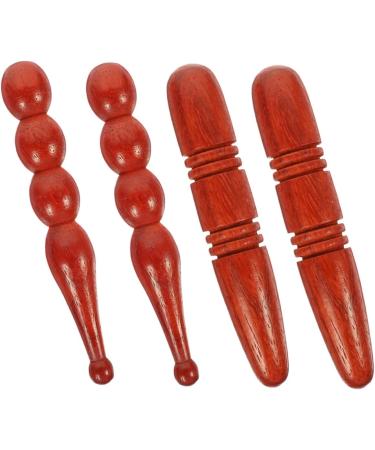 Minkissy 8-Piece Acupuncture Rod & Gua Sha Massage Set | Full Body & Foot Massage Tools | Solid Wood Skin Care Accessories - Buy Online on GoSupps.com