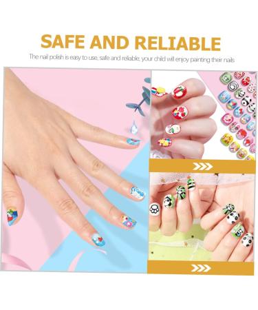 FOMIYES 3 Sets Children's Nail Art Toys Toddler Suit Makeup Toy Nails Kit Kids Fake Nails Nail Decoration Nail Polish for Toddlers Nail Tool Kit Toddler 3d Paper Manicure Accessories - Buy Online on GoSupps.com