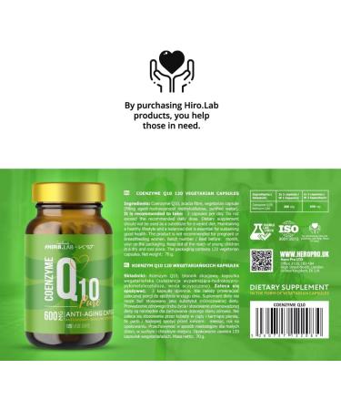 #HIRO.LAB & Kamila Wybra czyk Coenzymes Q10 600 mg 120 vcaps. - Buy Online on GoSupps.com