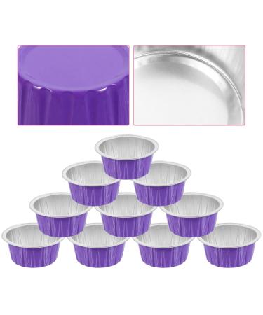 Portable 10-Hour Wax Melting Bowl | Hot Wax Warmer | Aluminum Foil Shell | Colorful Violet - 6.3x6.3cm - Buy Online on GoSupps.com