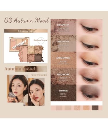 IM UNNY Mood Player Palette - 5 High Pigmented Colors for Longlasting Daily to Party Look - Korean Eyeshadow Palette (Spring Mood) - Buy Online on GoSupps.com