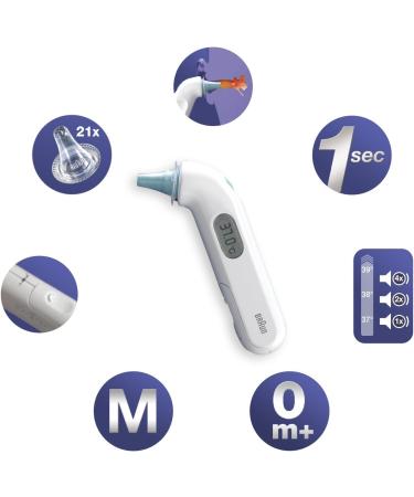 Braun ThermoScan 3 Infrared Ear Thermometer with Lens Filters - Bundle Deal - Buy Online on GoSupps.com